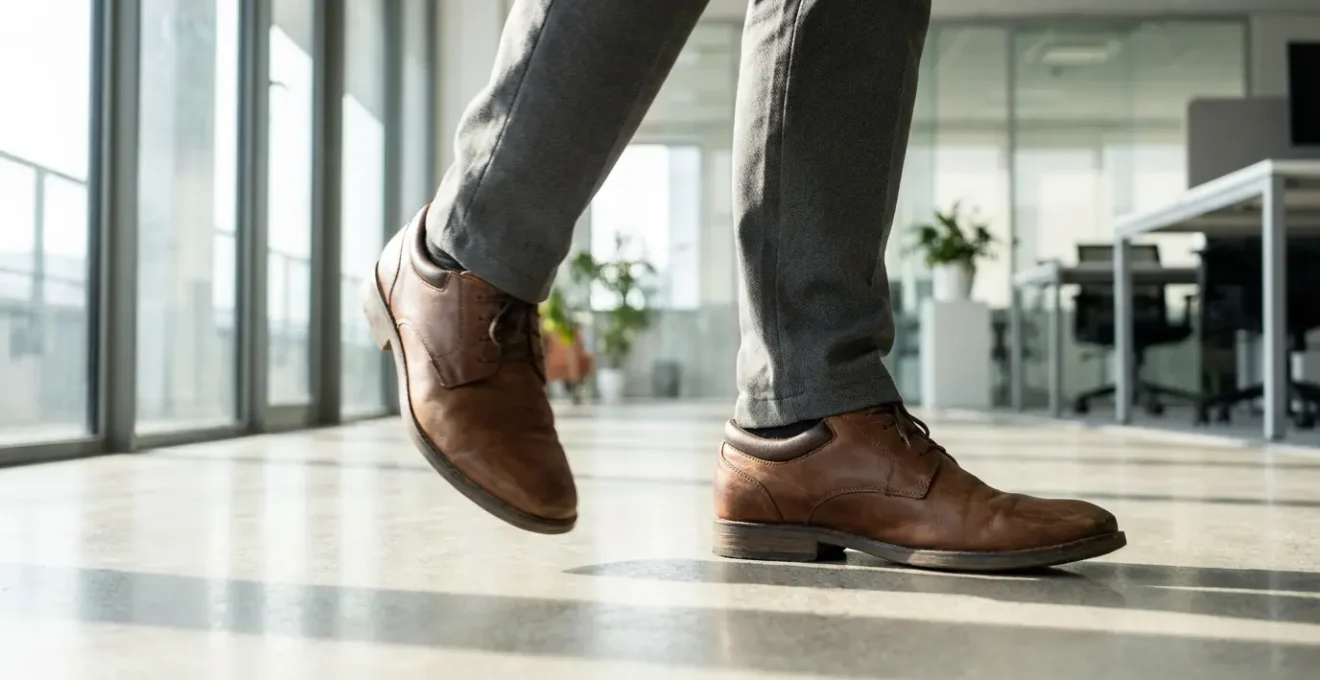 Derby con costruzione Goodyear e suola Dainite per comfort tutto il giorno