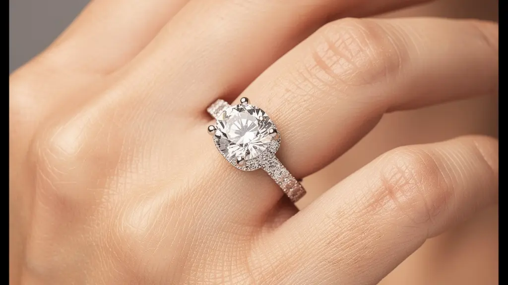 Dettaglio ravvicinato di una mano perfettamente curata con anello prezioso